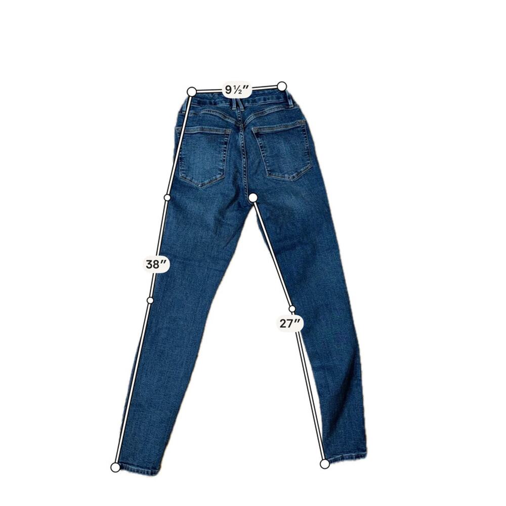 Good American high waisted skinny jeans EUC 2 2358 - Picture 5 of 5